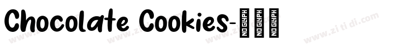 Chocolate Cookies字体转换